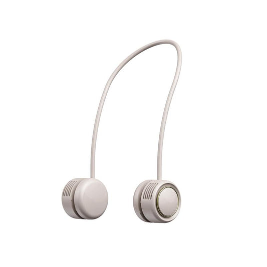 Portable Neck- Fan, Hands Free Bladeless Fan, Wearable Personal Fan, Mini Cooling Fan 3 Speeds Hanging Neck- Fan for Outdoor Sports Travel