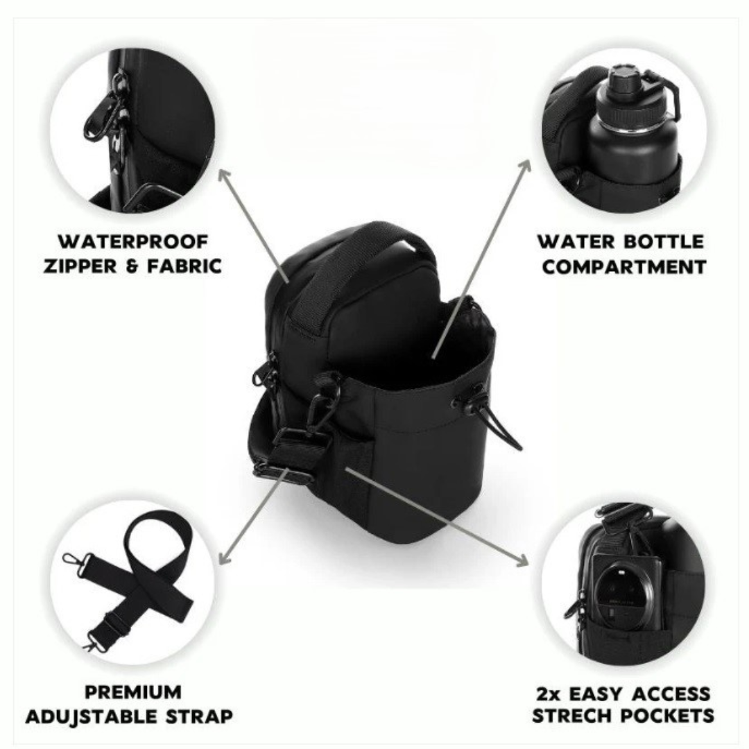 Mag Bag- Magnetic Bottle Gym Bag Sling for Men and Women