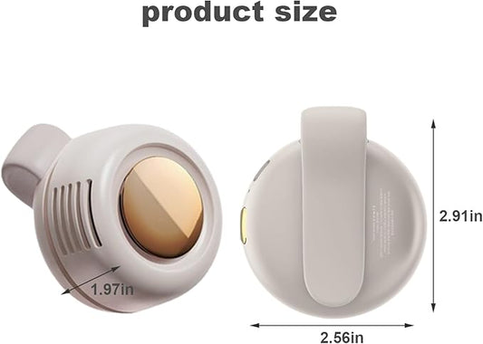 Mini Clip on fan 5V 1Amp with charger cable (White)